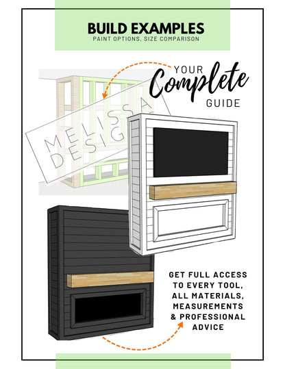 SHIPLAP ELECTRIC FIREPLACE BUILD PLANS