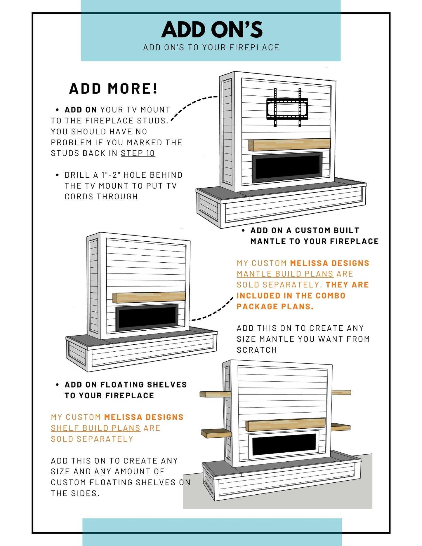 WRAP AROUND BENCH ELECTRIC FIREPLACE BUILD PLANS