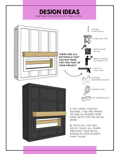 BASE FRAME STRUCTURE FIREPLACE BUILD PLANS